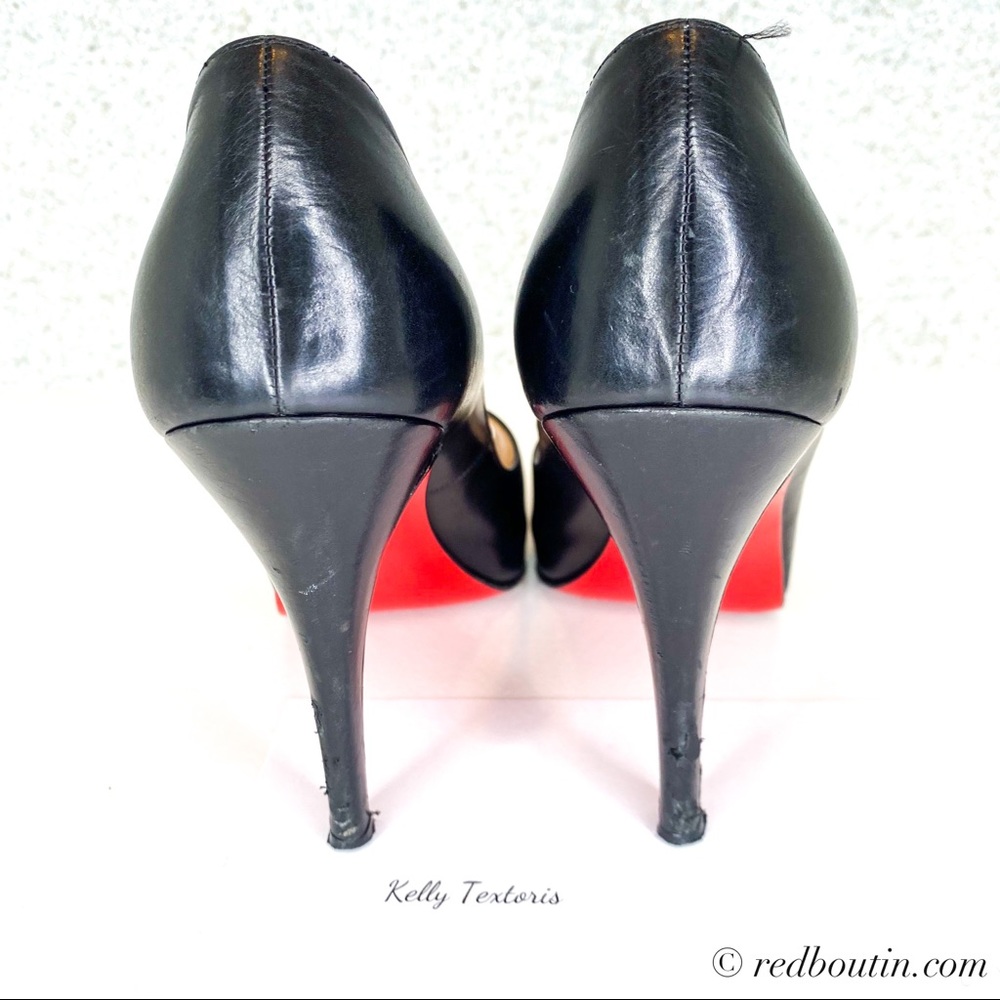 ♥️Sold Louboutin Very Prive Peep Toe Pumps - Picture 5 of 8